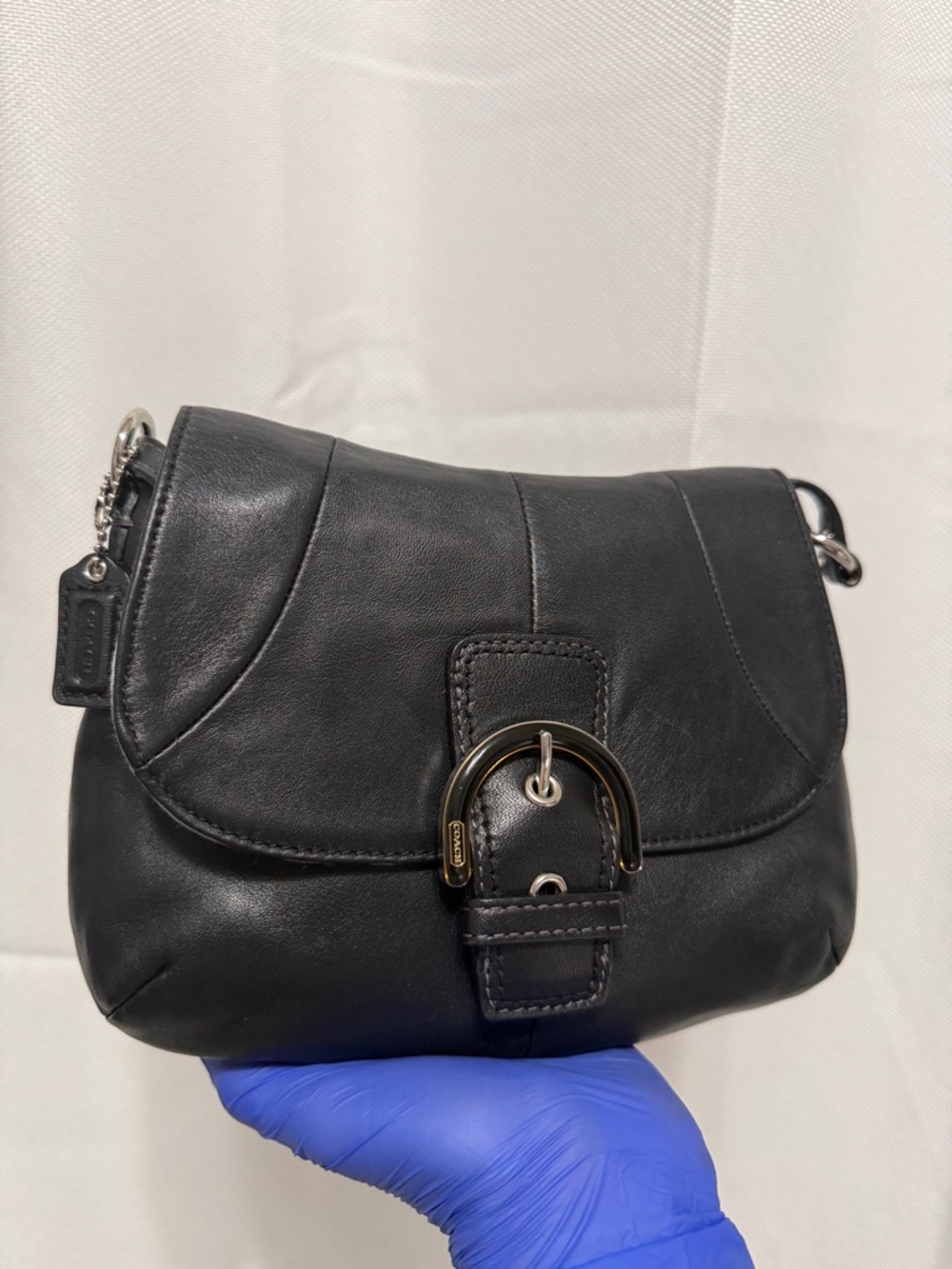 Coach SoHo Black Leather Crossbody